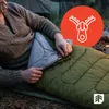 Spací pytel, mumie, lehký, s kapucí, pro outdoorové Náhled obrázku produktu 10