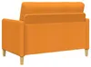 Canapé vidaXL avec rangement, jaune foncé, 122 x 78 x 87 Voir les images du produit 5