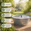 Solar Brunnen Set inkl. Akku - 50 cm Metall-Schale Produktbild-Vorschau 4