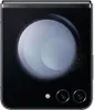 The back of a closed Samsung Galaxy Z Flip5 smartphone with a space-themed wallpaper displayed on the cover screen. Anteprima dell’immagine prodotto