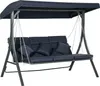 Outsunny Hollywoodschaukel 3-Sitzer Gartenschaukel Produktbild-Vorschau 1
