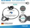FISCHER Antivol à câble pour vélo avec collier Longueur : Voir les images du produit 8