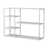 Standregal ’Isojoki’ 120 x 35 x 87,5 cm Metall Weiß matt Produktbild-Vorschau 3