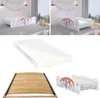 A collage of images showing a child's bed with a unicorn and rainbow design, along with its mattress and slatted base. Náhled obrázku produktu