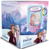 The image shows the retail packaging for a Disney Frozen LED cylinder projector night light featuring Elsa and Anna. Produktbild-Vorschau