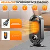 Raumheizer, Elektrischer Kleinheizer, 1500 W PTC-Keramik, Produktbild-Vorschau 7