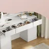 Toaletní stolek VASAGLE s napájecí lištou, 2 skříňky, Náhled obrázku produktu 8