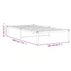 Postelový rošt kovový bílý 100x190 cm Náhled obrázku produktu 8