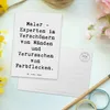 Mr. & Mrs. Panda Postkarte Spruch Maler Freude - Weiß - Produktbild-Vorschau 3