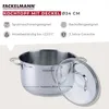 Fackelmann Kochtopf mit Deckel Lara Ø 24 cm, Edelstahl, Produktbild-Vorschau 2