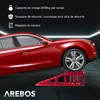 AREBOS 2x rampe d'accès avec cric hydraulique, plateforme Voir les images du produit 4