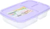 PARENCE - Lunchbox met 3 compartimenten met deksel/geschikt Productafbeelding-voorbeeld 6