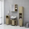 vidaXL Koupelnová zrcadlová skříňka Sonoma dub 62,5x20,5x64 Náhled obrázku produktu 5