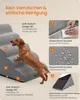 FEANDREA Hundetreppe 5 Stufen Rutschfeste Hunderampe für Produktbild-Vorschau 5