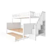 Flieks Etagenbett 90x200/140x200 mit Lattenrost, Hochbett Produktbild-Vorschau 7