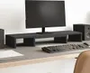 vidaXL Stojan na monitor nastaviteľný čierny 80x24x10,5 cm Náhľad obrázku produktu 2