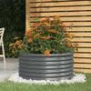vidaXL Pflanzkübel Verzinkter Stahl 80x80x36 cm Anthrazit Produktbild-Vorschau 2
