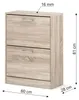Schoenenkast ADA 2D, 60 cm, Sonoma eikenhout | Opklapbare Productafbeelding-voorbeeld 2