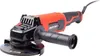 A red and black angle grinder is shown against a white background. Podgląd zdjęcia produktu