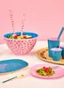 RICE – Set Insalata in Melamina – Rosa con Stampa Cherries Anteprima dell’immagine prodotto 2