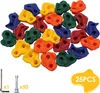 EINFEBEN 25X Klettergriffe Boulderwand Outdoor Robuste Produktbild-Vorschau 1