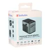 Adattatore da viaggio Verbatim Eu/Uk/Us2Xusb-A/2Xusb-C Pd Anteprima dell’immagine prodotto 7