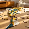3D-Wandkunst aus Holz, Weltkarte, große Wanddekoration aus Produktbild-Vorschau 3
