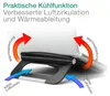 CELLONIC Laptopunterlage Schoß Lüfter für Laptop u. Produktbild-Vorschau 4
