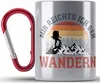 Trendation - Mir Reichts Ich Geh Wandern Edelstahl Tasse Produktbild-Vorschau 1