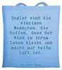 Mr. & Mrs. Panda Beutel Spruch Segeln Lebenswind - Sky Blue Produktbild-Vorschau 1