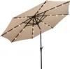 COSTWAY Ombrellone da 300 cm con illuminazione solare a LED Anteprima dell’immagine prodotto 1