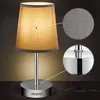 Monzana Set de 2 Lampe de table Taupe avec abat-jour lampe Voir les images du produit 3