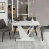 Esstisch Vicco Fenaro Weiß 120 x 80 cm ausziehbar, Model Produktbild-Vorschau 7