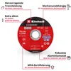 Jeu original Einhell de 5 disques à tronçonner fins pour Voir les images du produit 3