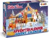 A Christmas circus scene with two girls on horses, a popcorn cart, and a Christmas tree, on the front of an advent calendar box. Anteprima dell’immagine prodotto