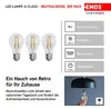 EMOS LED žiarovka Filament A60 / E27 / 5 W (75 W) / 1 060 Náhľad obrázku produktu 3