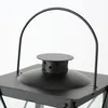 Metalowy lampion na świecę, szklane szyby, FAROL, 30 cm Podgląd zdjęcia produktu 9