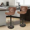 2er Set Barhocker aus Kunstleder,Barstühle Küchenhocker Produktbild-Vorschau 2