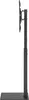 A side view of a black TV floor stand on a white background. Náhľad obrázku produktu