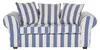 home24 2-Sitzer Sofa - Webstoff - Gestreift Produktbild-Vorschau 4