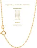 Goldkette Singapurkette Länge 50cm - Breite 1,4mm - 585-14 Produktbild-Vorschau 3