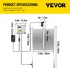 VEVOR Automatické dvierka pre kurčatá Z hliníkovej Náhľad obrázku produktu 7