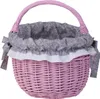 Einkaufskorb / Geschenkkorb aus Weide, Rosa 42x34 H23/36 Produktbild-Vorschau 3