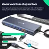 Siltcon® 14-in-1 USB C Hub - 2x HDMI 4K, VGA, RJ45, USB C Productafbeelding-voorbeeld 3