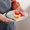 Servírovacia súprava - 6 osôb - 50 kusov - biela - keramika Náhľad obrázku produktu 7