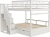 Letto a castello in legno massello Sweiko 140x200 cm, con Anteprima dell’immagine prodotto 15