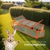 Enclos pour rongeurs 181 x 90 x 48 cm - marron Voir les images du produit 7