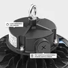 hoftronic LED Hallenstrahler 150W 24000lm 6500K Schwarz Produktbild-Vorschau 2
