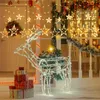 Jopassy 2M 138 LED Lichterkette Sterne Lichtervorhang Innen Produktbild-Vorschau 6