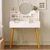 Nowoczesna toaletka z lustrem loft duża kosmetyczna Podgląd zdjęcia produktu 4